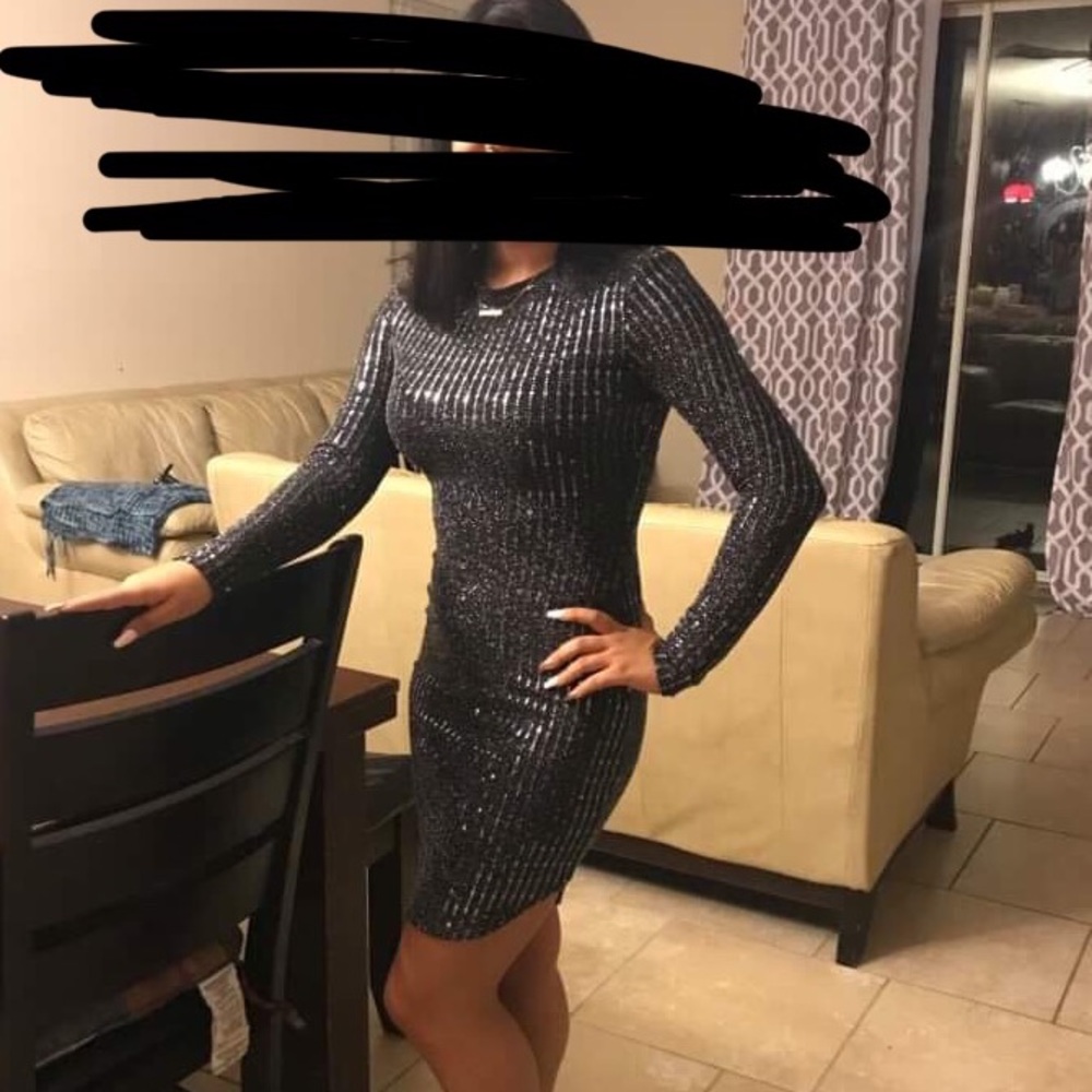 Black sparkly dress